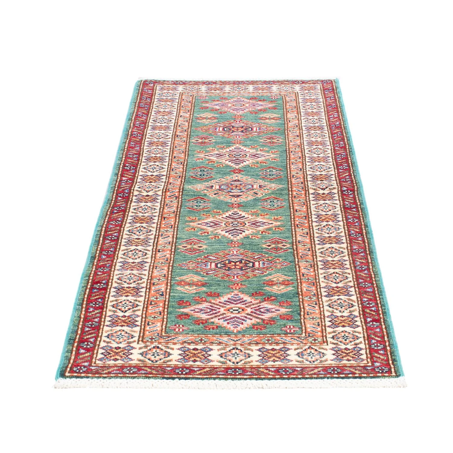 Läufer Ziegler - Kazak - 185 x 61 cm - hellgrün - Image 5