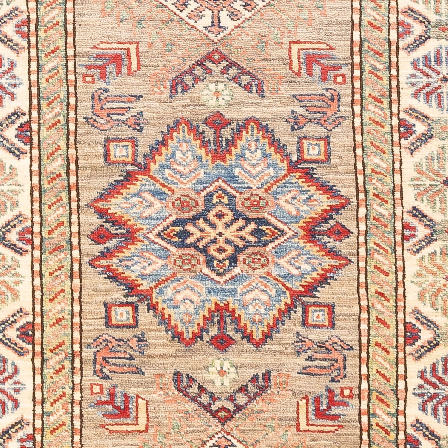 Läufer Ziegler - Kazak - 194 x 74 cm - beige - Image 2
