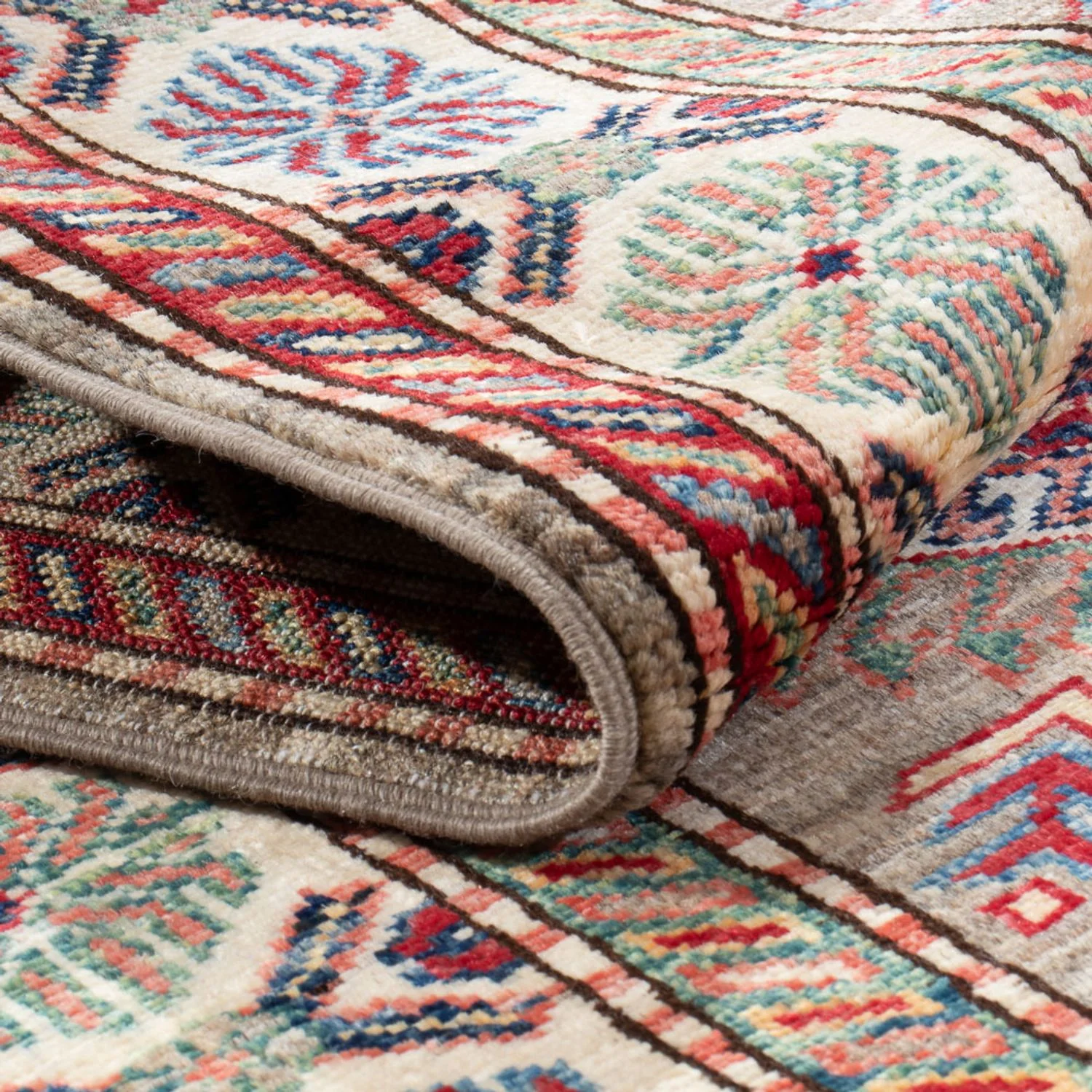 Läufer Ziegler - Kazak - 194 x 74 cm - beige - Image 4
