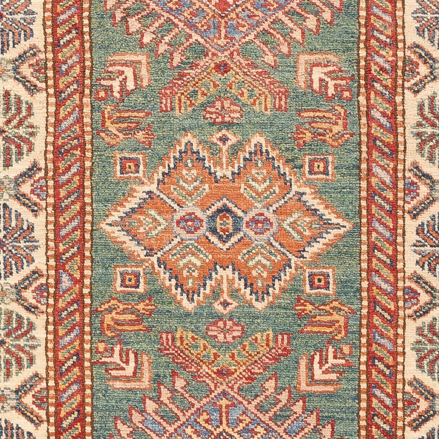 Läufer Ziegler - Kazak - 199 x 75 cm - dunkelgrün - Image 2