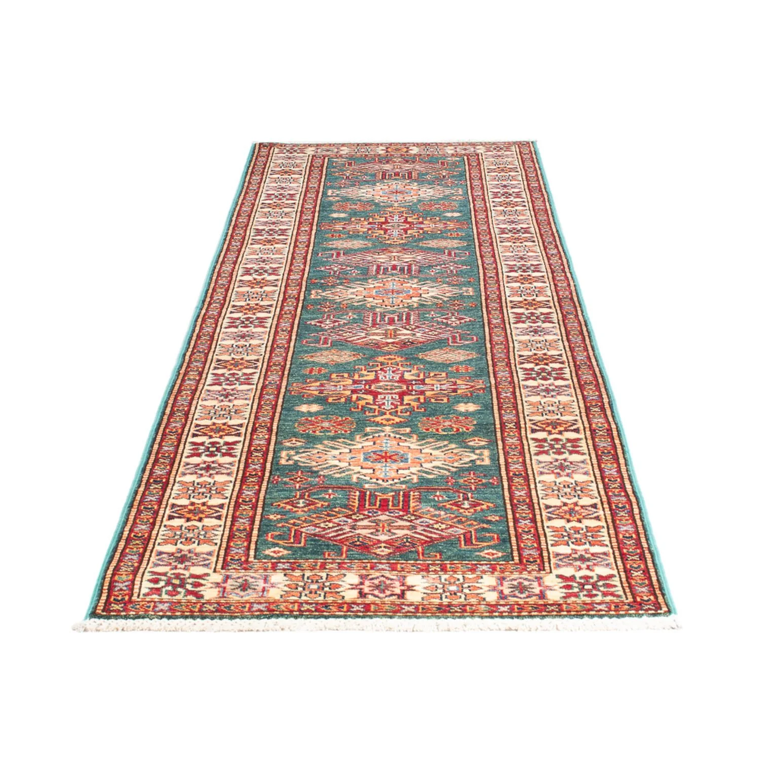 Läufer Ziegler - Kazak - 297 x 78 cm - grün - Image 5