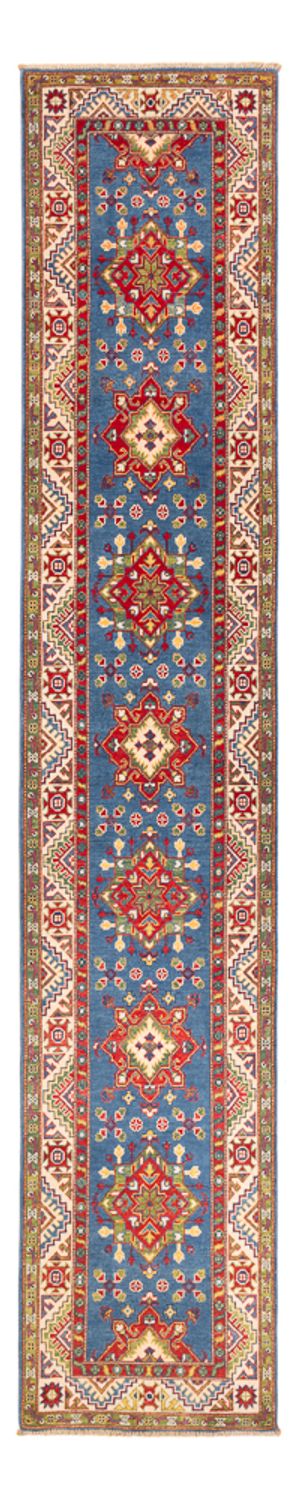Läufer Ziegler - Kazak - 403 x 78 cm - dunkelblau