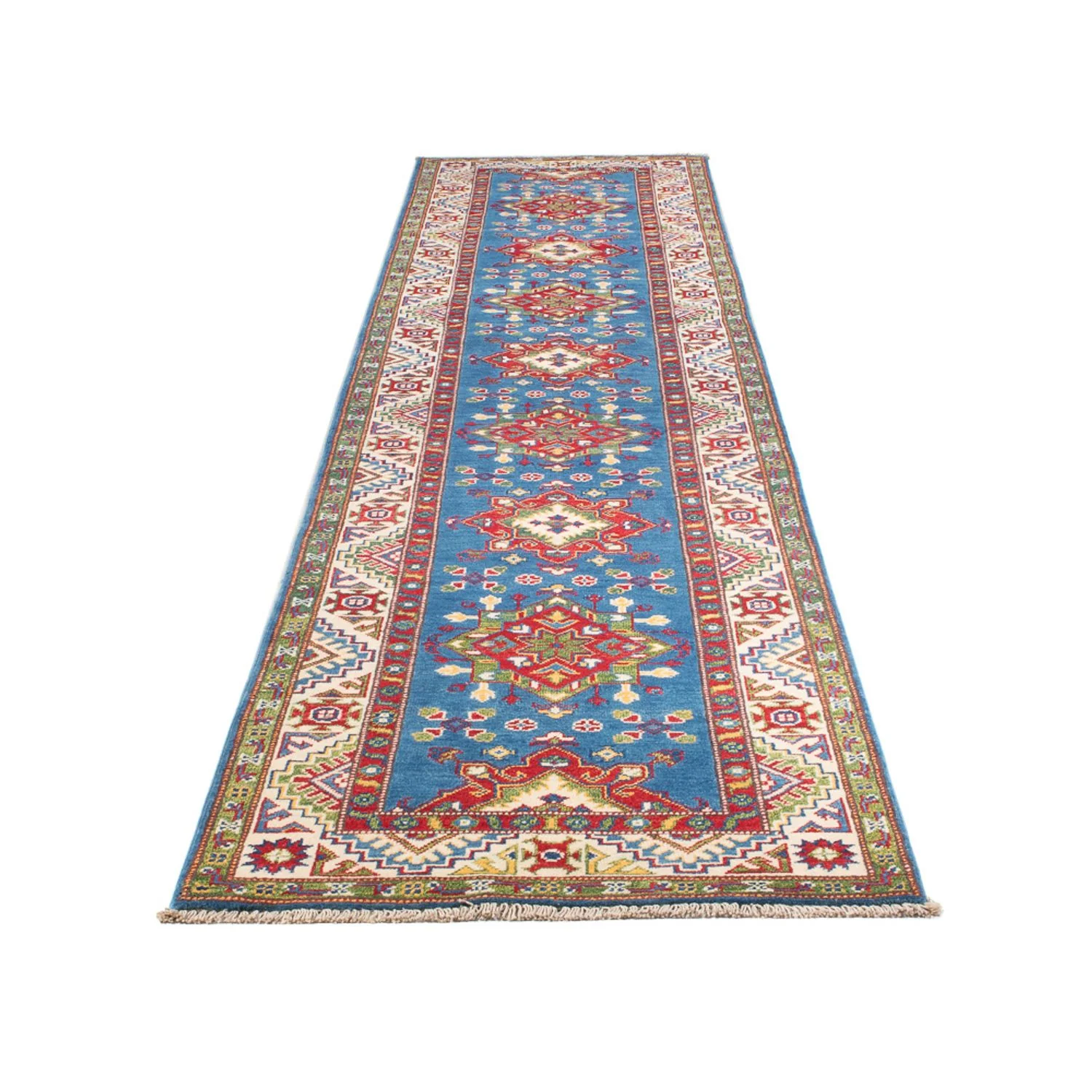 Läufer Ziegler - Kazak - 403 x 78 cm - dunkelblau - Image 5