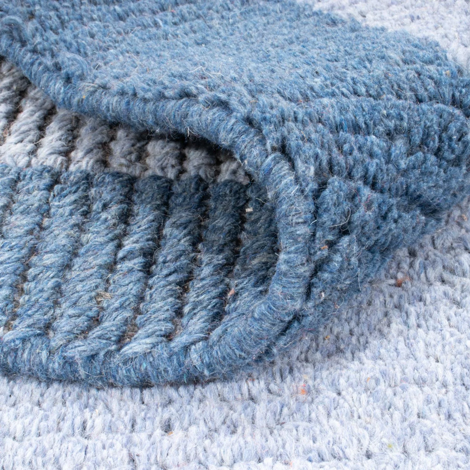 Nepal Teppich - 140 x 70 cm - blau - Image 4