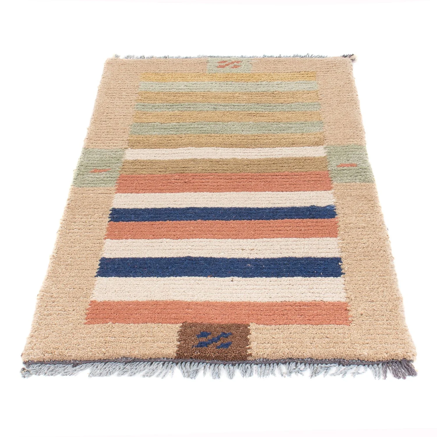 Nepal Teppich - 140 x 70 cm - mehrfarbig - Image 5