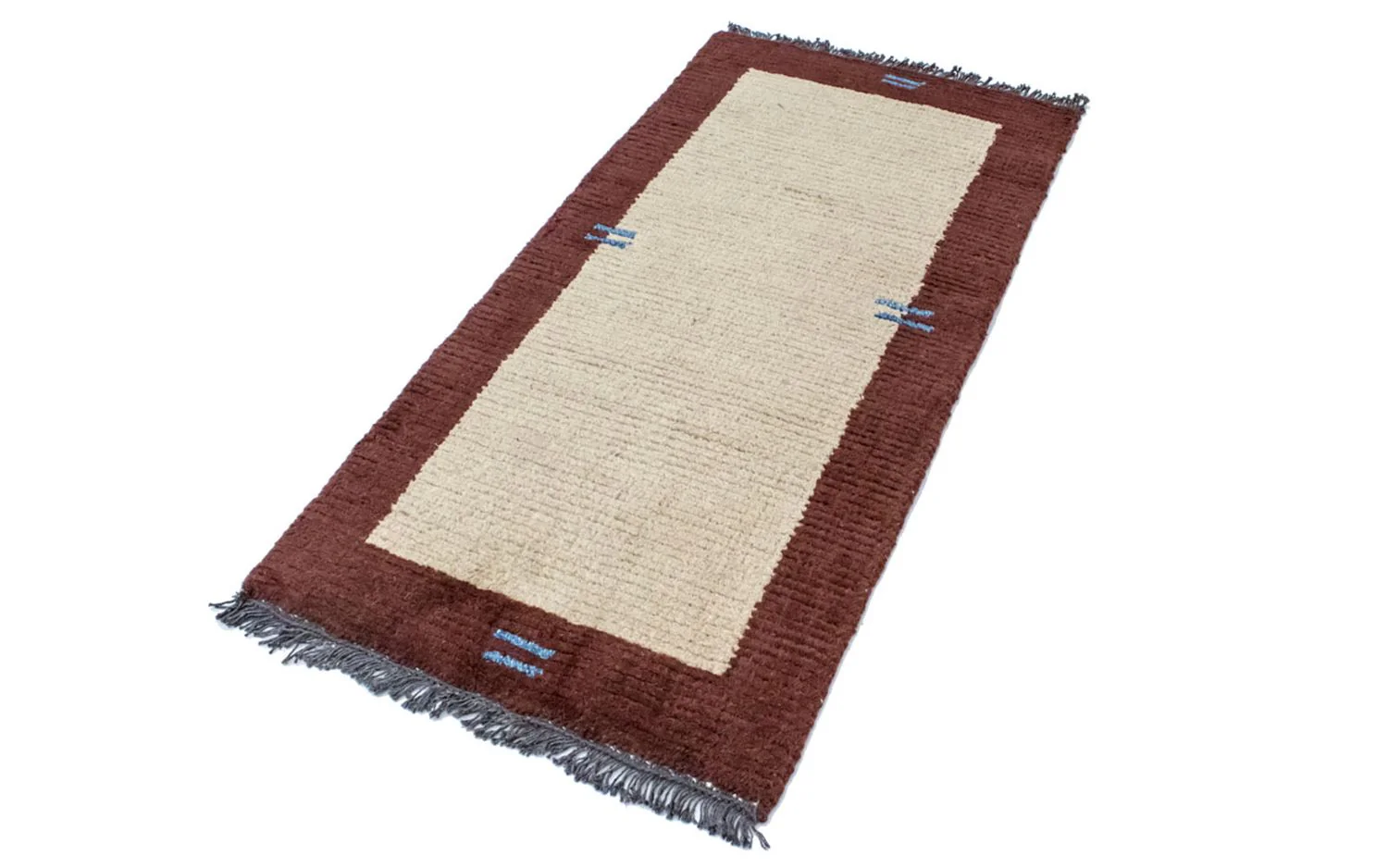 Nepal Teppich 140 x 70 cm - beige - Image 4