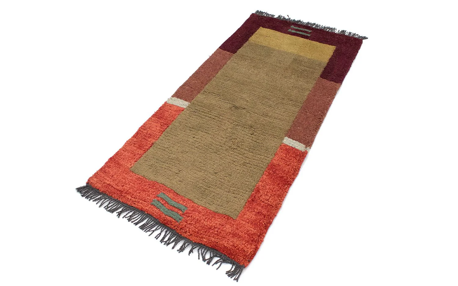 Nepal Teppich 140 x 70 cm - braun - Image 4