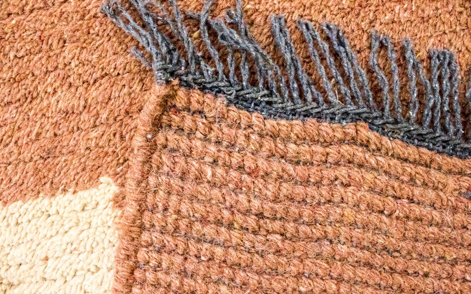 Nepal Teppich 140 x 70 cm - braun - Image 3