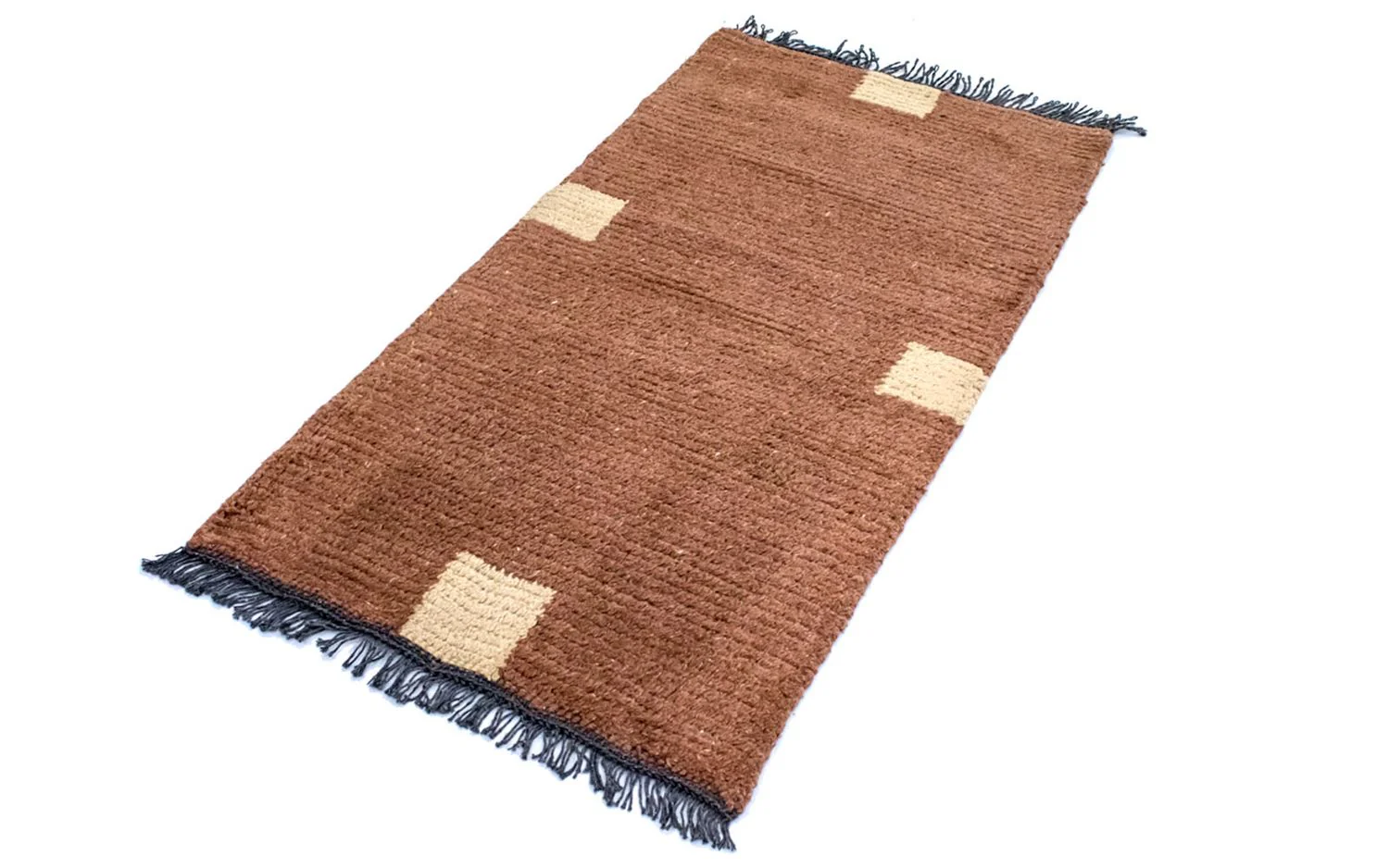 Nepal Teppich 140 x 70 cm - braun - Image 4