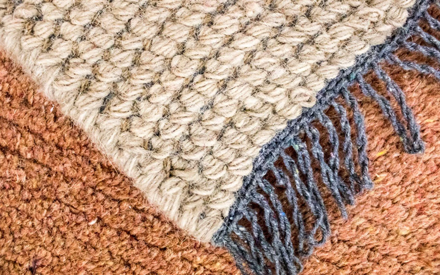 Nepal Teppich 140 x 70 cm - braun - Image 3