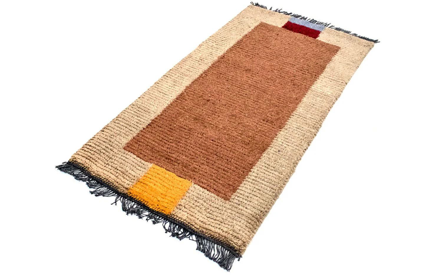 Nepal Teppich 140 x 70 cm - braun - Image 4