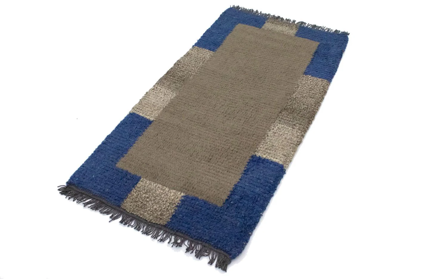 Nepal Teppich 140 x 70 cm - grau - Image 4