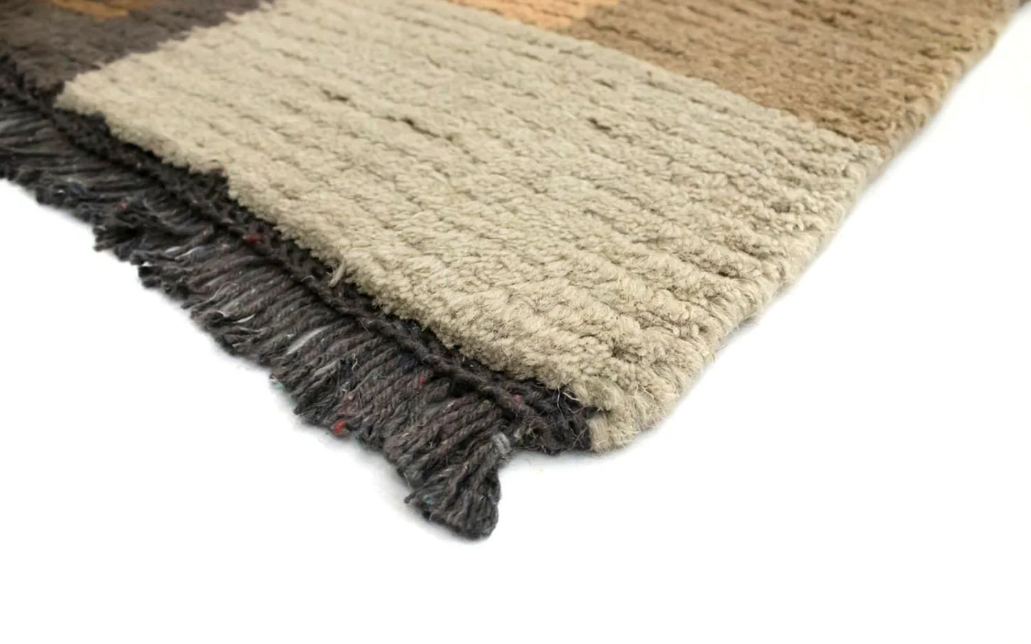 Nepal Teppich 140 x 70 cm - hellbraun - Image 2