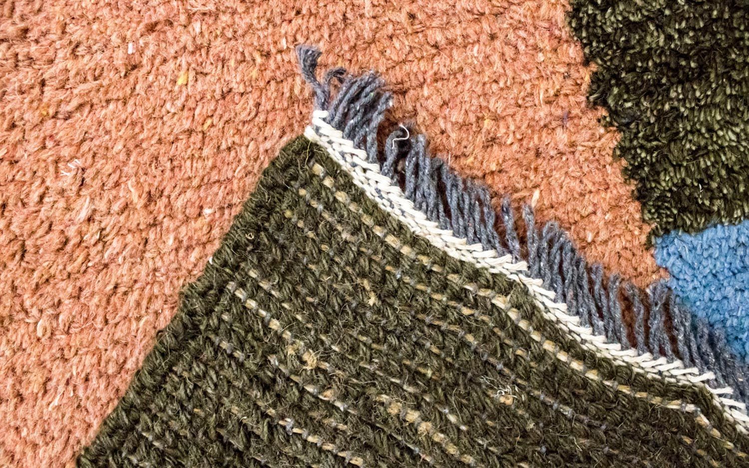 Nepal Teppich 140 x 70 cm - mehrfarbig - Image 3