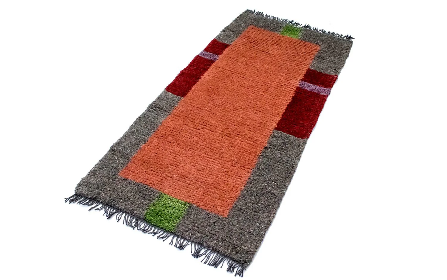 Nepal Teppich 140 x 70 cm - mehrfarbig - Image 4