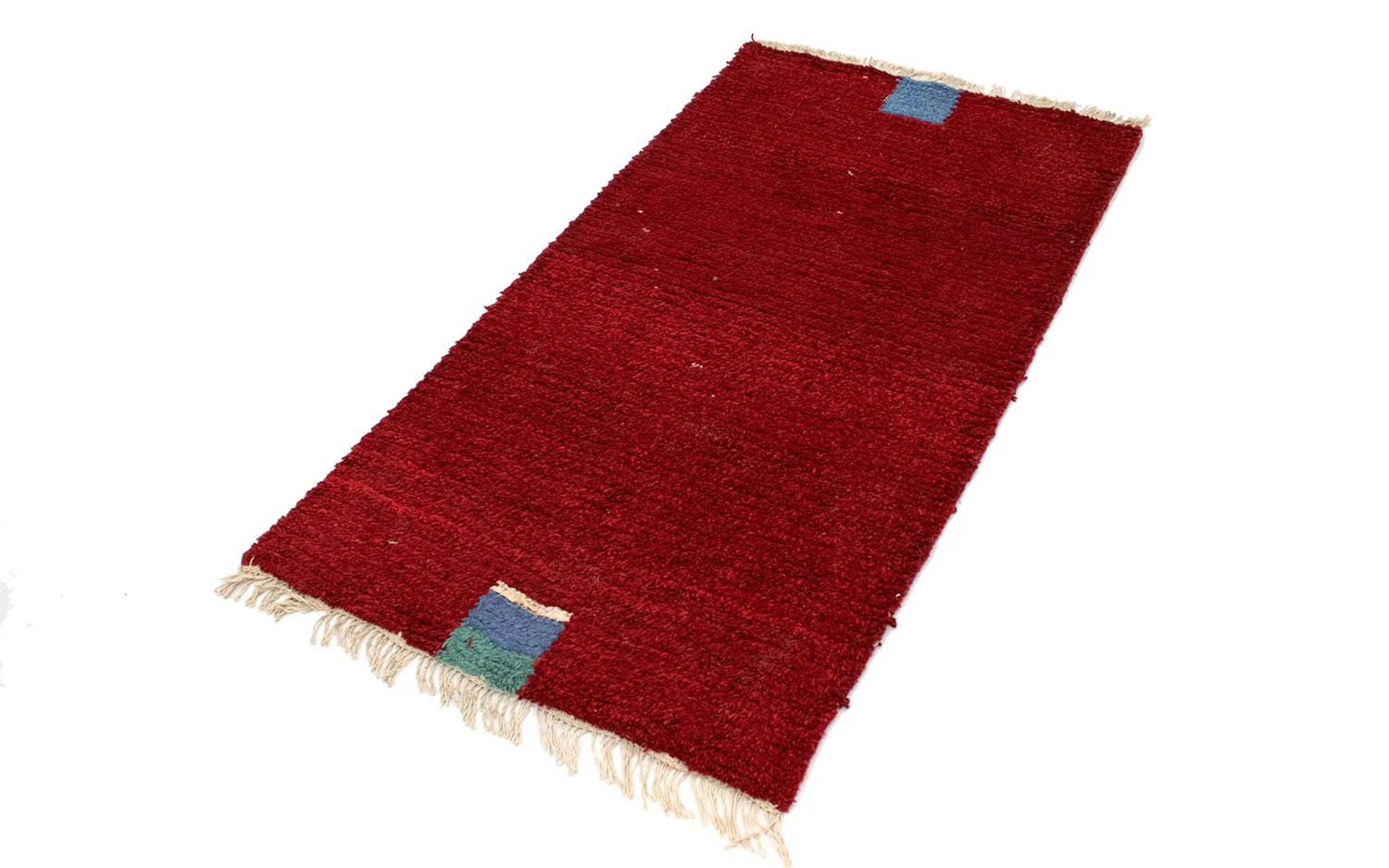 Nepal Teppich 140 x 70 cm - rot - Image 4