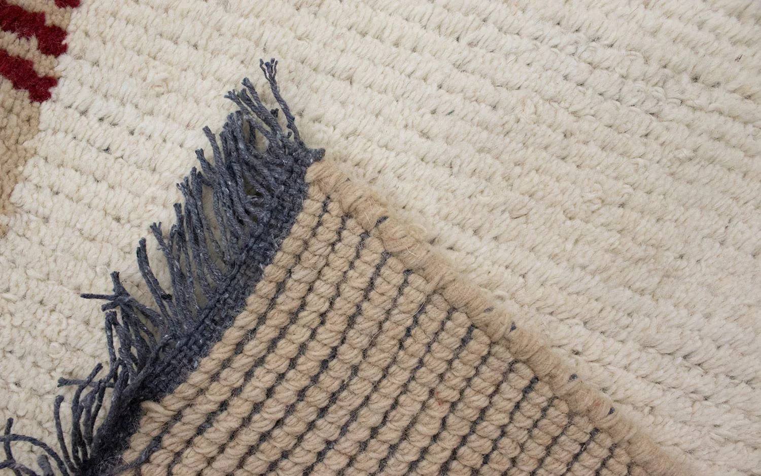 Nepal Teppich 140 x 70 cm - beige - Image 3