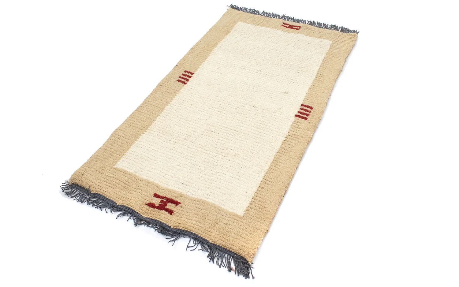 Nepal Teppich 140 x 70 cm - beige - Image 4