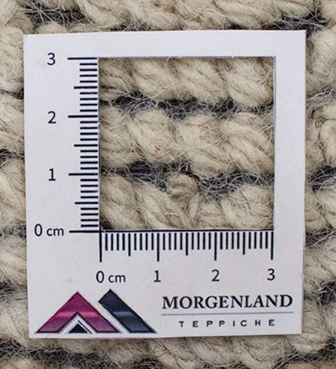Nepal Teppich 140 x 70 cm - beige - Image 5