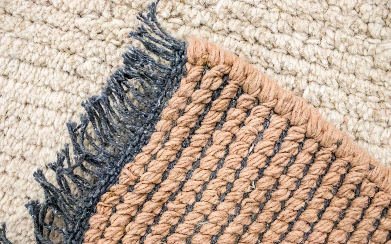 Nepal Teppich 140 x 70 cm - beige - Image 3