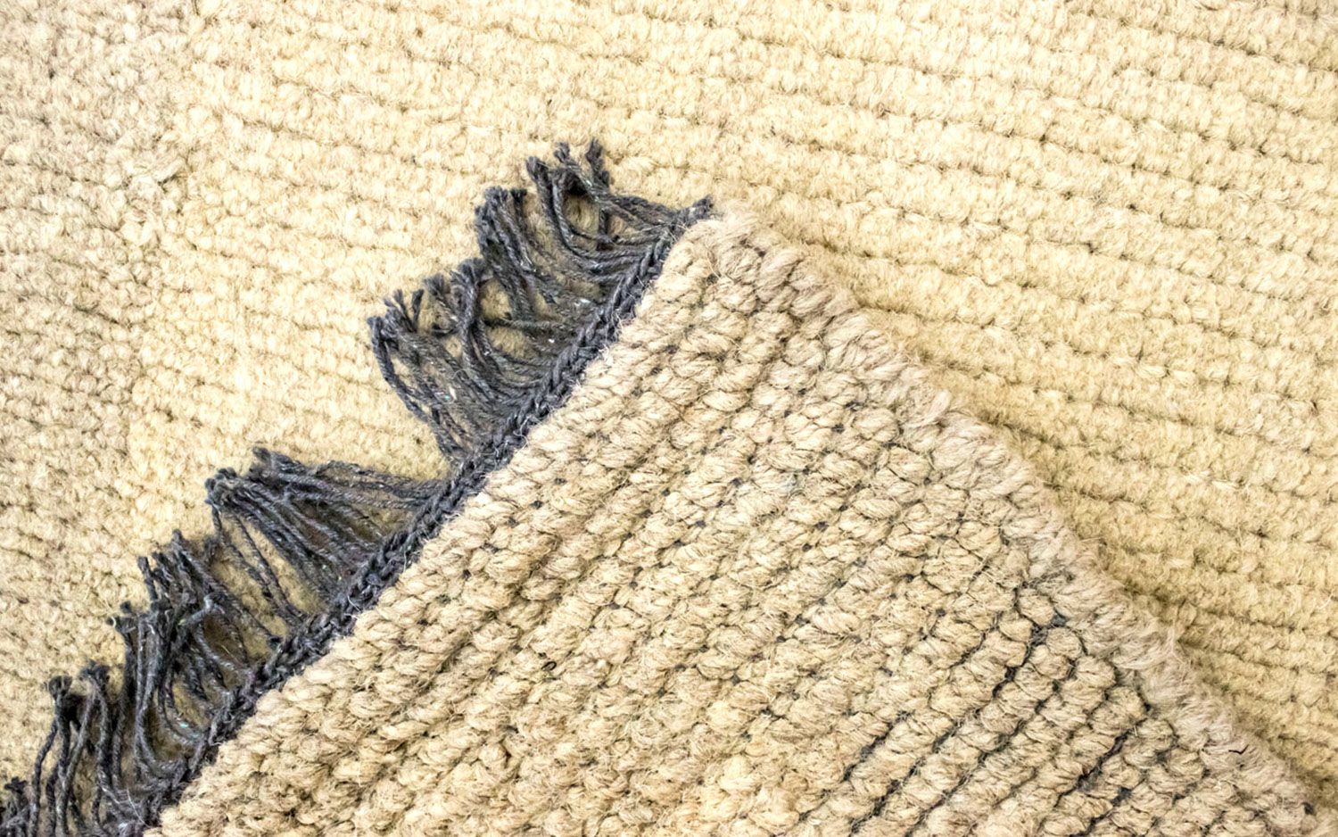 Nepal Teppich 140 x 70 cm - beige - Image 3