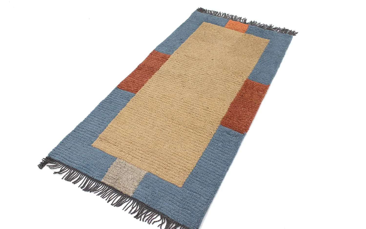 Nepal Teppich 140 x 70 cm - beige - Image 4