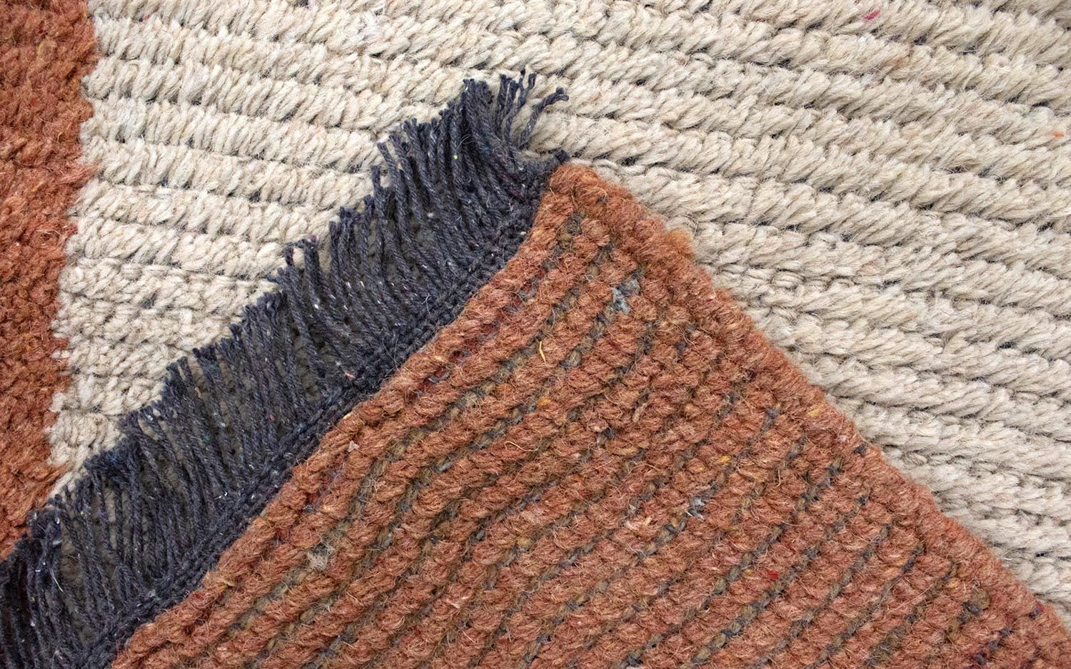 Nepal Teppich 140 x 70 cm - beige - Image 3