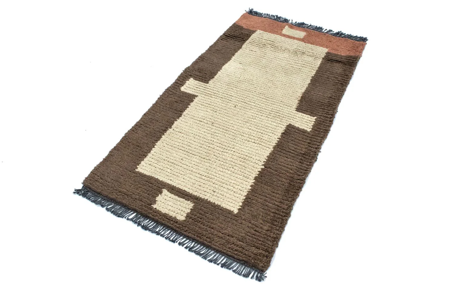 Nepal Teppich 140 x 70 cm - beige - Image 4