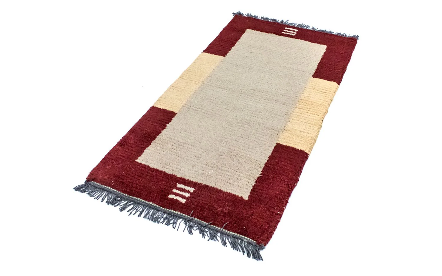 Nepal Teppich 140 x 70 cm - beige - Image 4