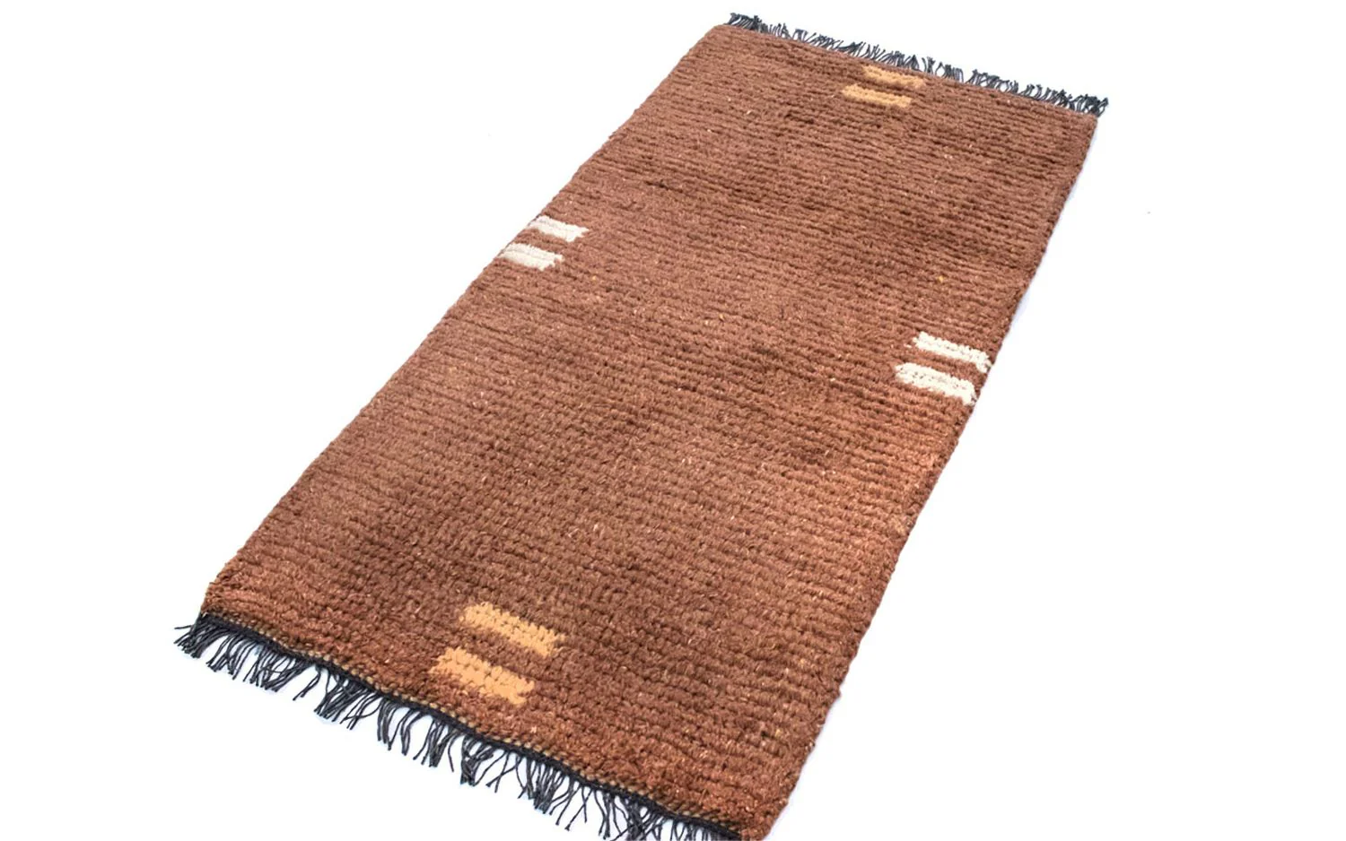 Nepal Teppich 140 x 70 cm - braun - Image 4