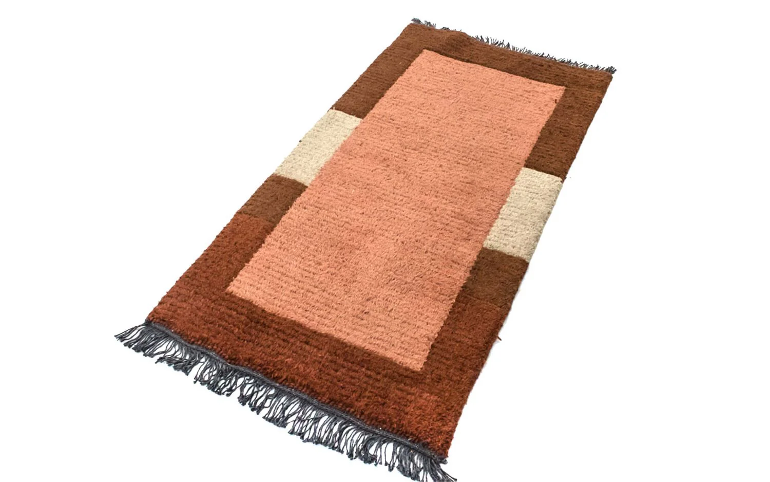 Nepal Teppich 140 x 70 cm - braun - Image 4