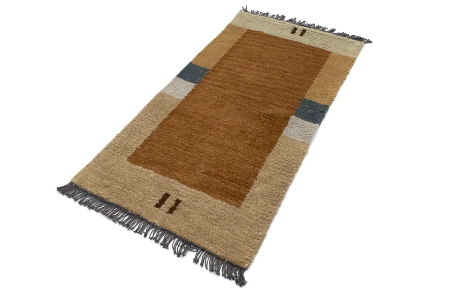 Nepal Teppich 140 x 70 cm - braun - Image 4