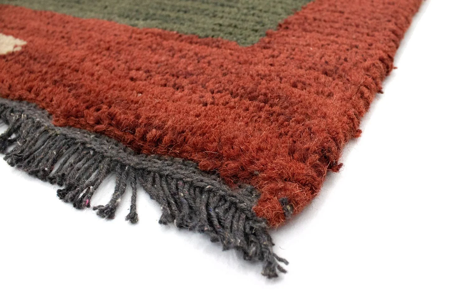 Nepal Teppich 140 x 70 cm - grün - Image 2