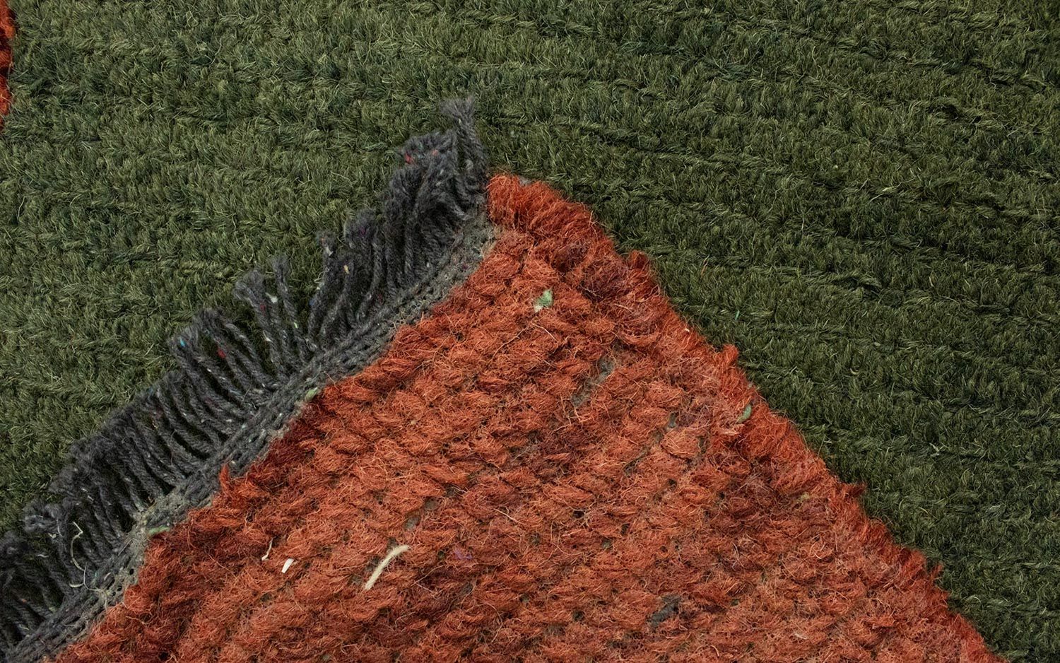 Nepal Teppich 140 x 70 cm - grün - Image 3