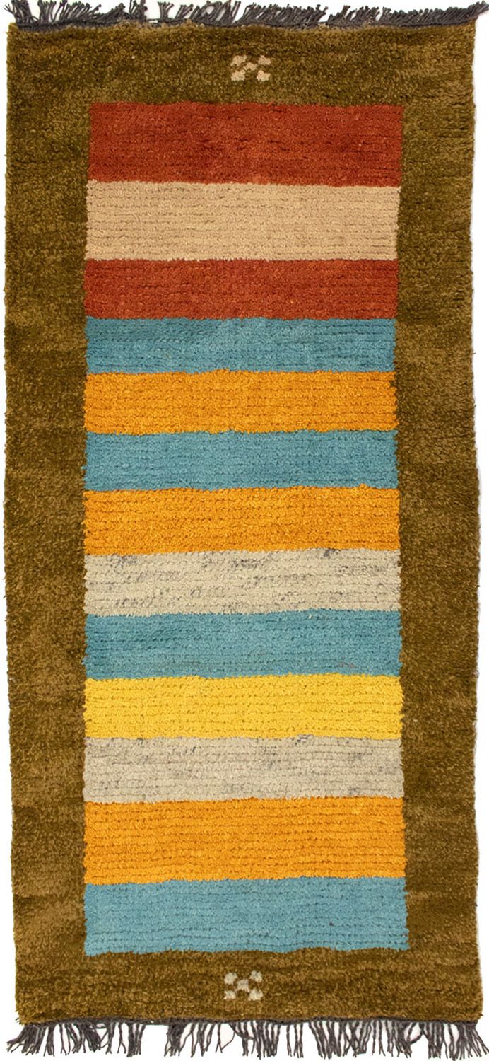 Nepal Teppich 140 x 70 cm - mehrfarbig