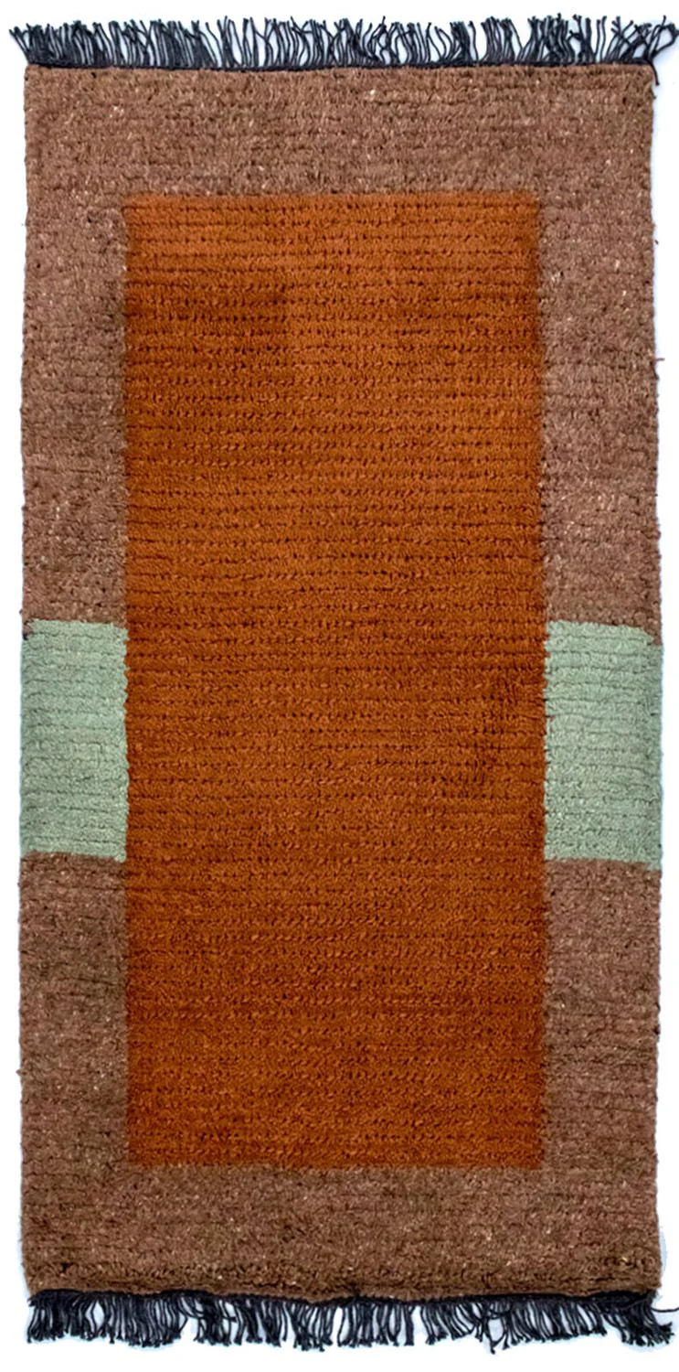 Nepal Teppich 140 x 70 cm - mehrfarbig
