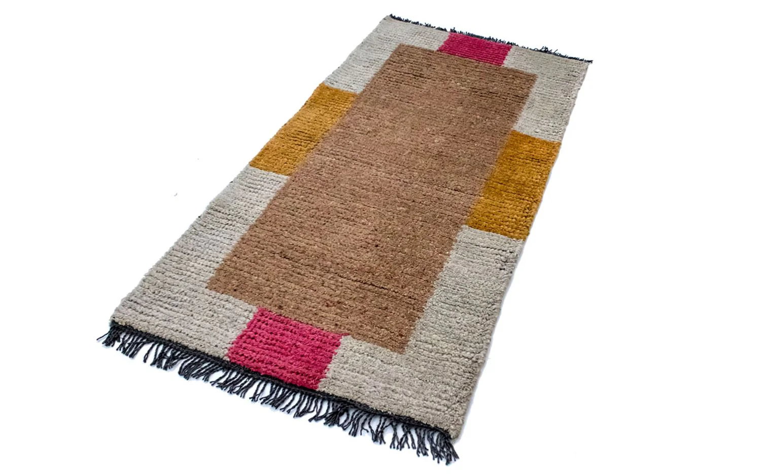 Nepal Teppich 140 x 70 cm - mehrfarbig - Image 4