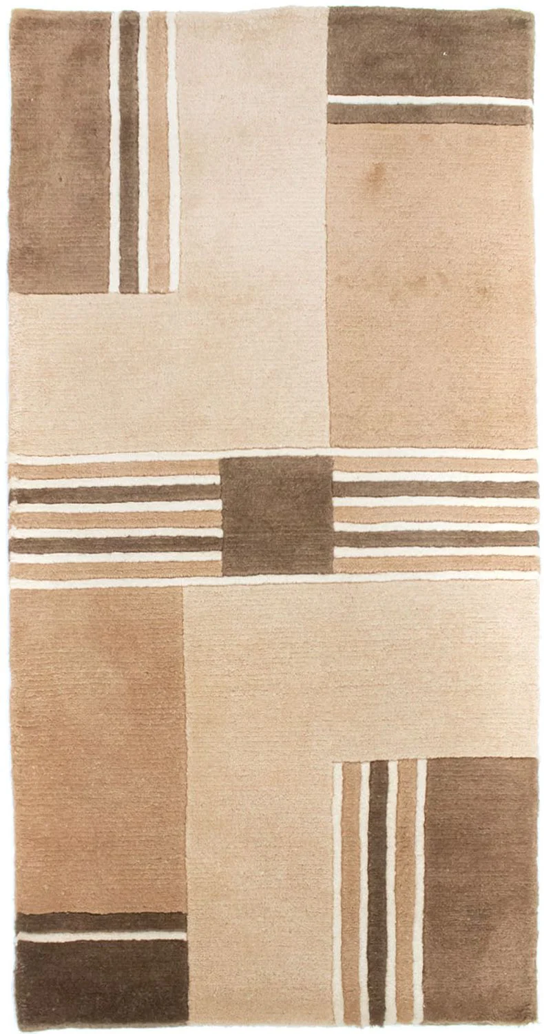 Nepal Teppich 140 x 70 cm - mehrfarbig