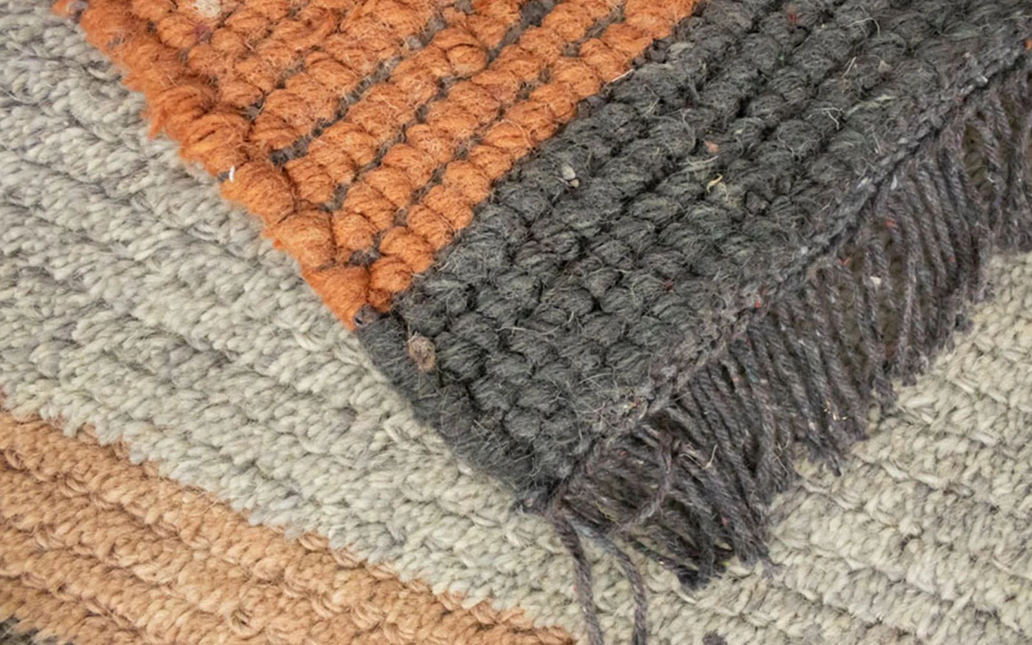 Nepal Teppich 140x70cm - Wollteppich - Image 3