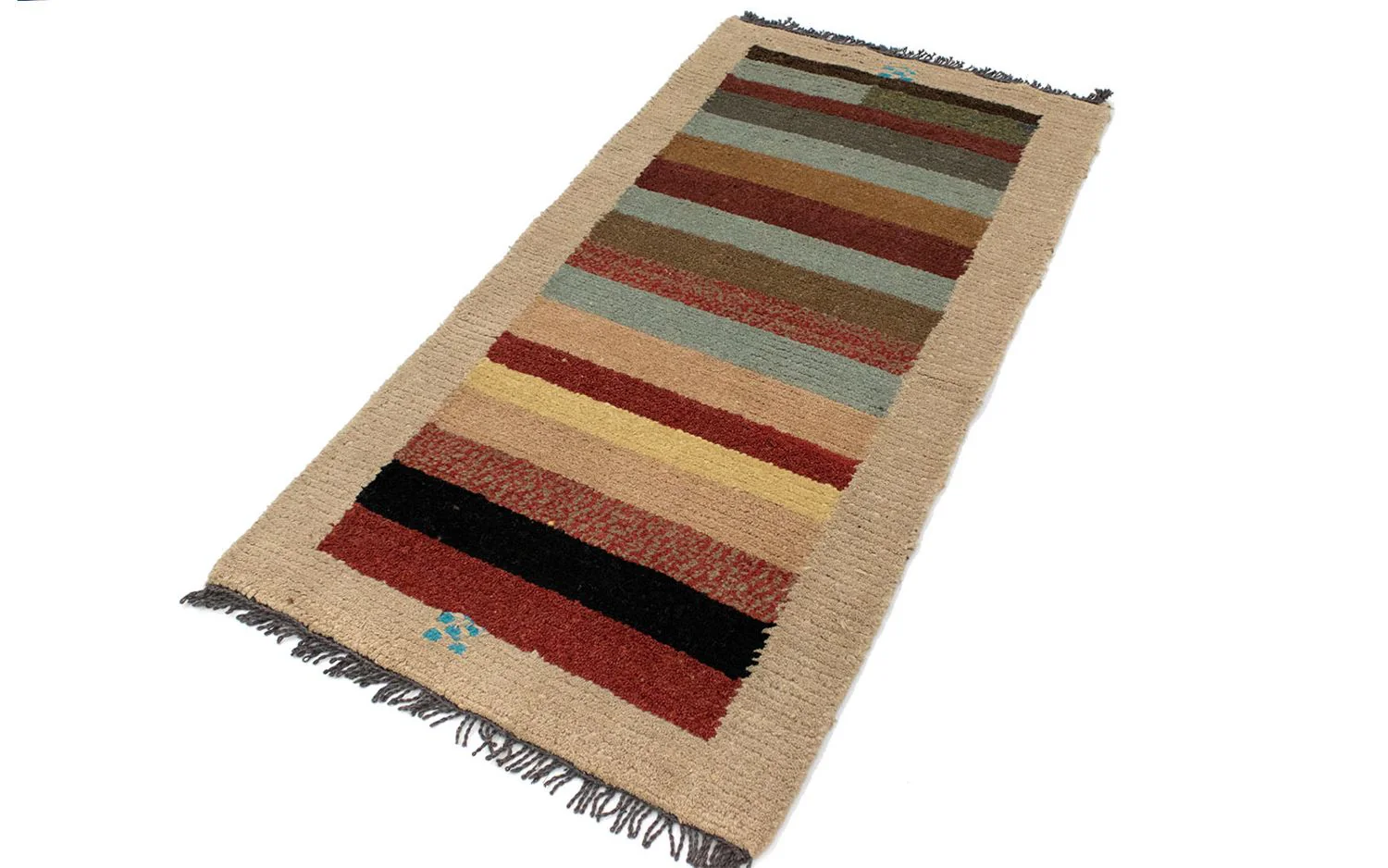 Nepal Teppich 140 x 70 cm - mehrfarbig - Image 4