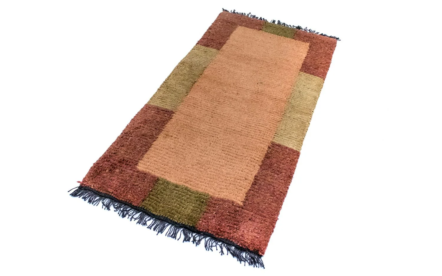 Nepal Teppich 140 x 70 cm - orange - Image 4