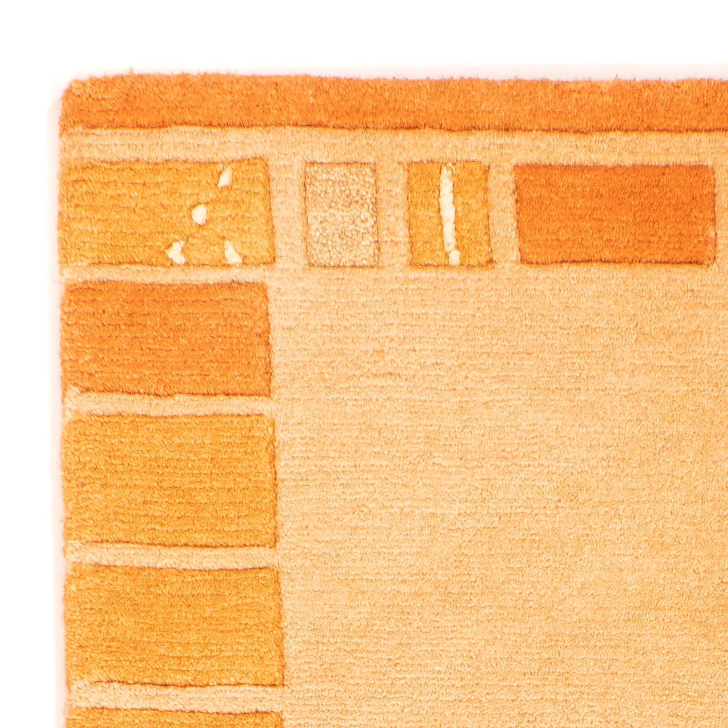 Nepal Teppich 140 x 70 cm - orange - Image 3
