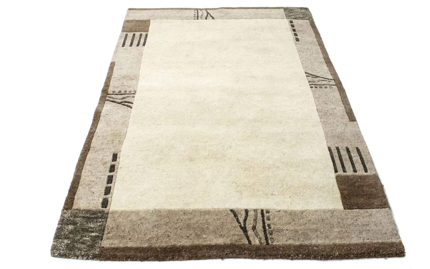 Nepal Teppich 174 x 122 cm - beige - Image 5