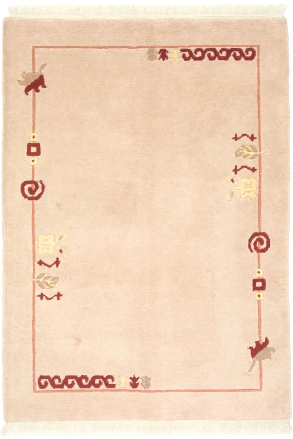 Nepal Teppich 180 x 120 cm - mehrfarbig