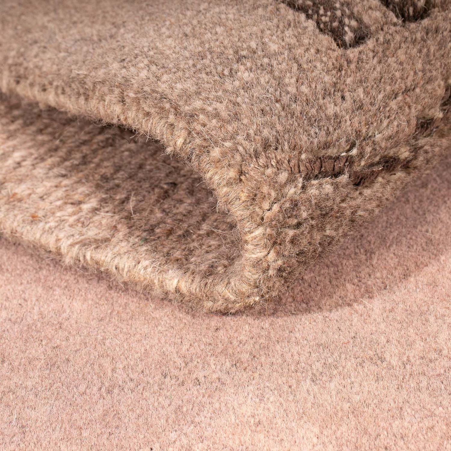 Nepal Teppich 180 x 124 cm - hellchoco - Image 4