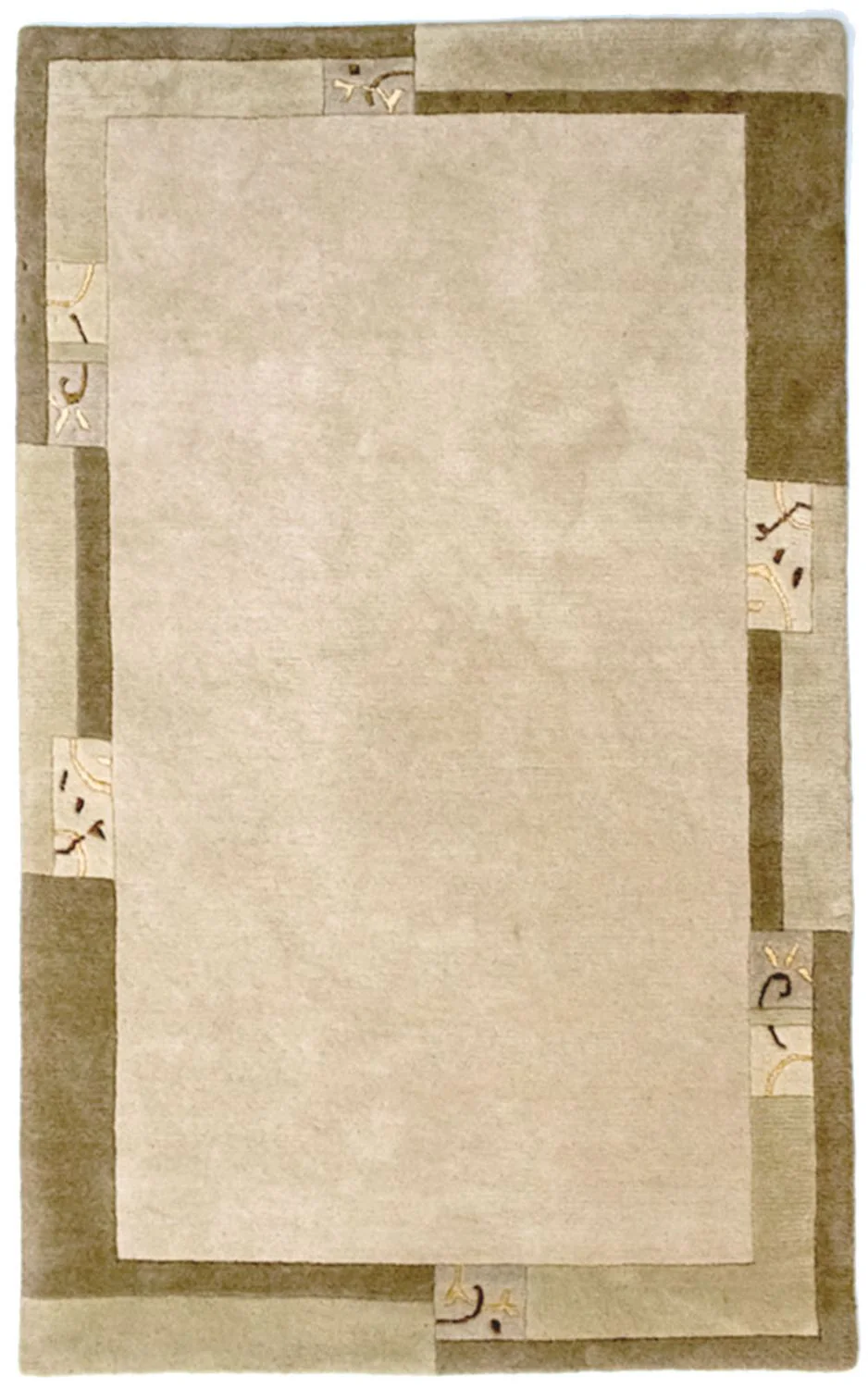 Nepal Teppich 191x121cm - Wollteppich