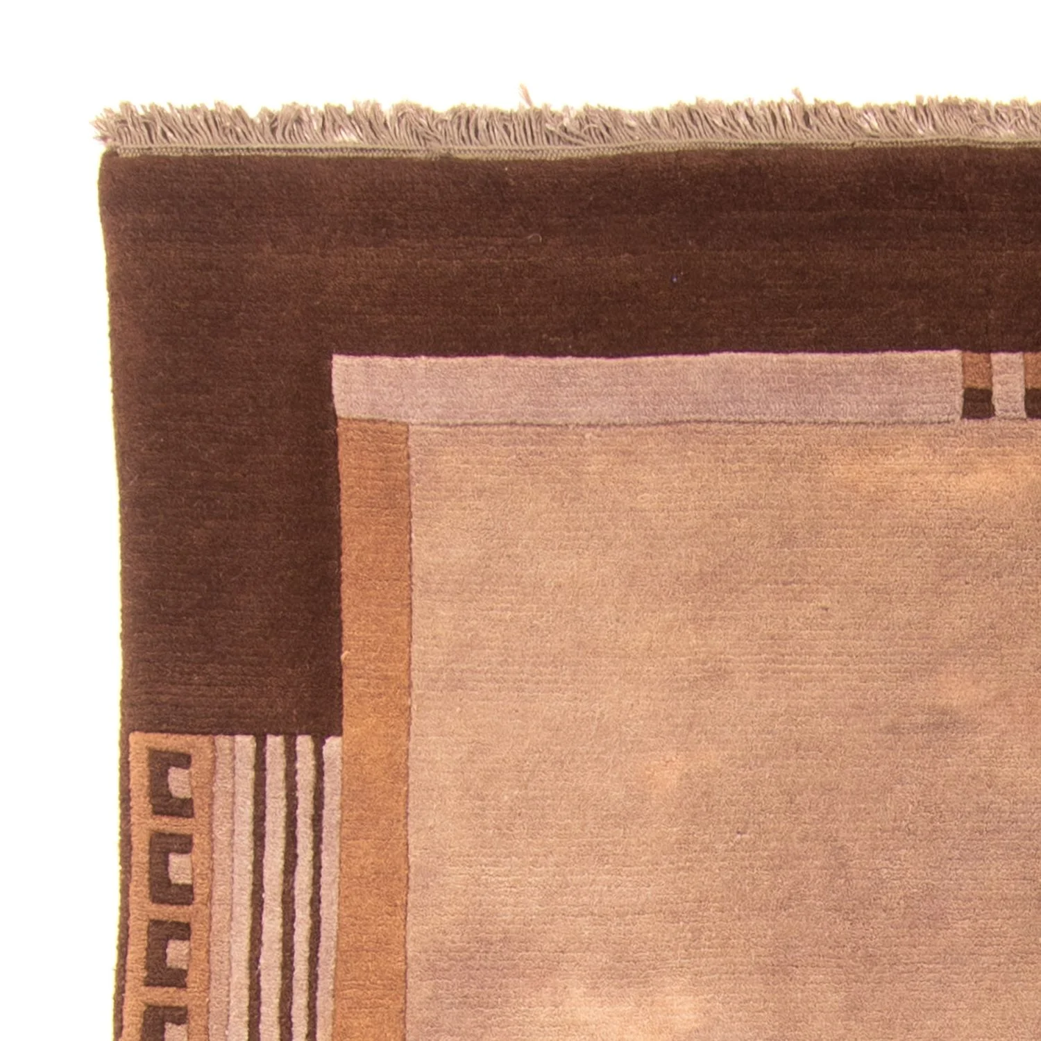 Nepal Teppich 193 x 142 cm - hellbraun - Image 3
