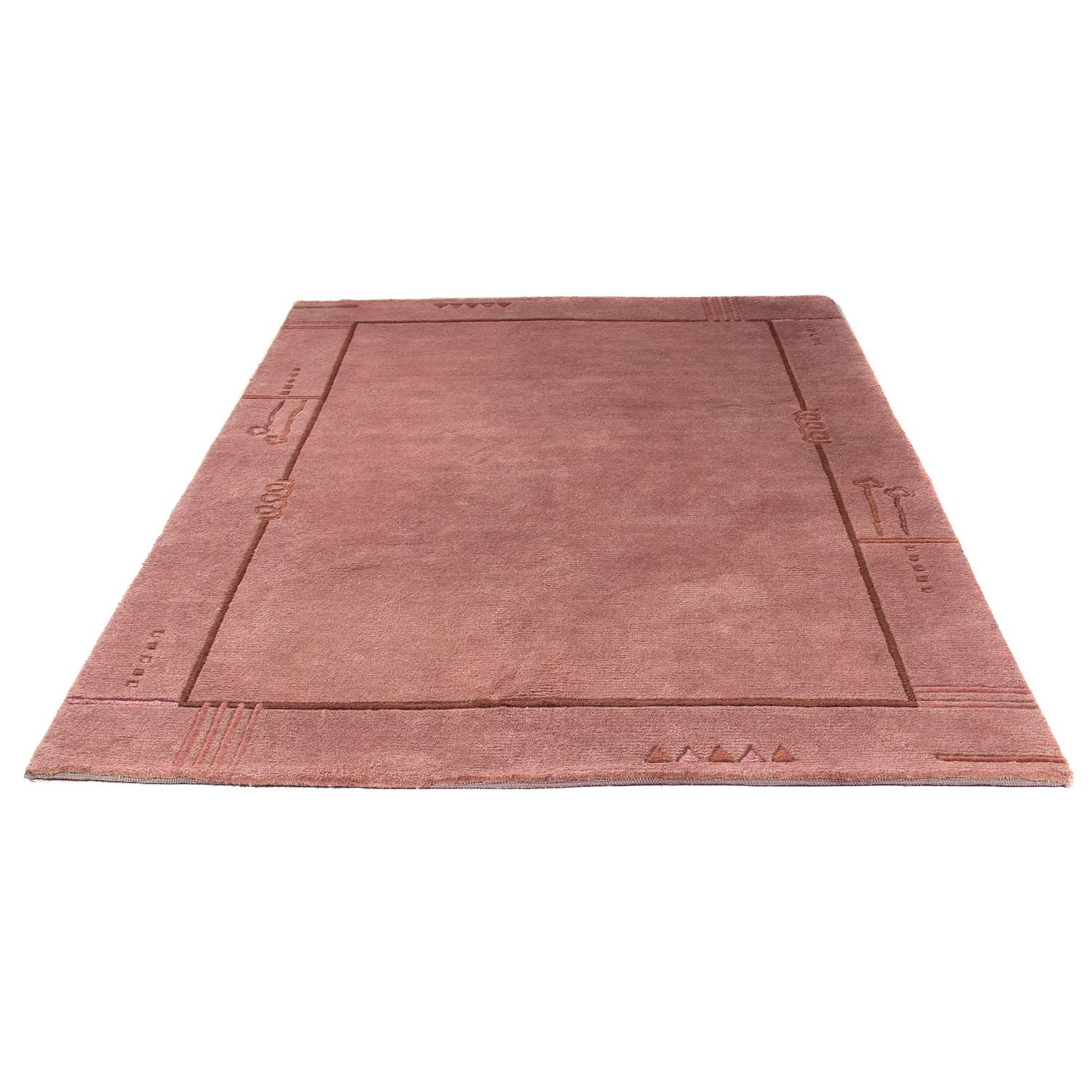 Nepal Teppich 223 x 160 cm - hellbraun - Image 5