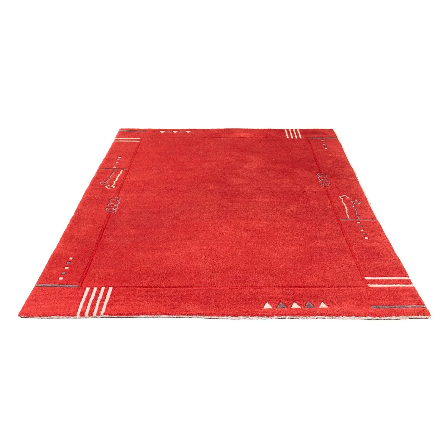 Nepal Teppich 228 x 162 cm - rot - Image 5