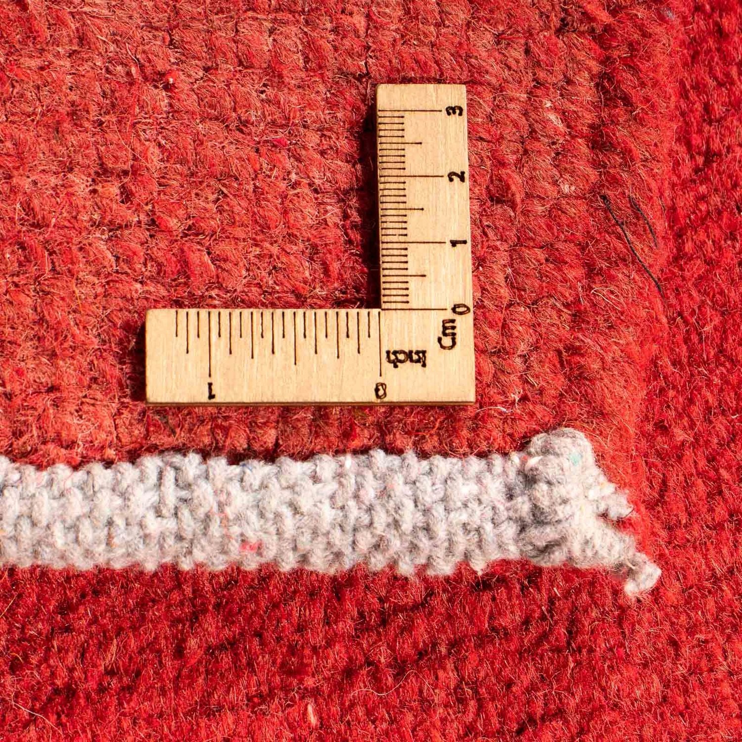 Nepal Teppich 228 x 162 cm - rot - Image 6